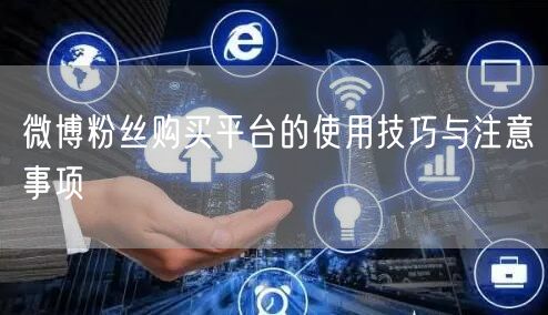 微博粉丝购买平台的使用技巧与注意事项