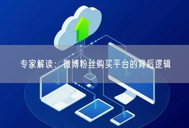 专家解读：微博粉丝购买平台的背后逻辑