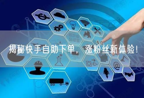 揭秘快手自助下单，涨粉丝新体验！