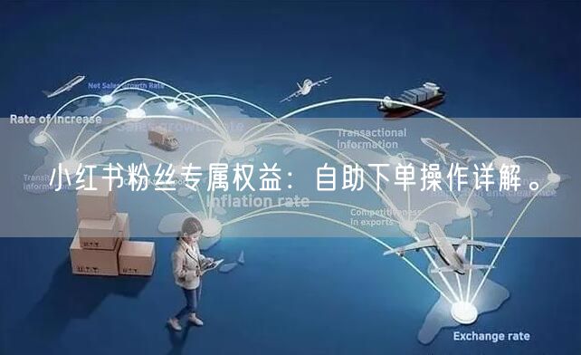 小红书粉丝专属权益：自助下单操作详解。