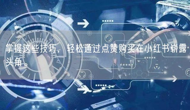 掌握这些技巧，轻松通过点赞购买在小红书崭露头角。