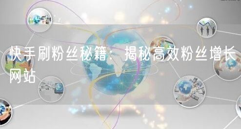 快手刷粉丝秘籍：揭秘高效粉丝增长网站