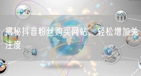 揭秘抖音粉丝购买网站，轻松增加关注度