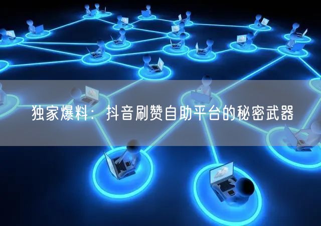 独家爆料：抖音刷赞自助平台的秘密武器