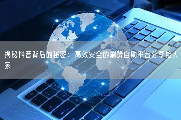 揭秘抖音背后的秘密：高效安全的刷赞自助平台分享给大家