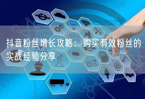 抖音粉丝增长攻略：购买有效粉丝的实战经验分享