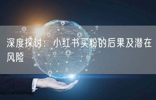 深度探讨：小红书买粉的后果及潜在风险