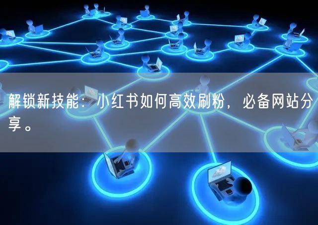 解锁新技能：小红书如何高效刷粉，必备网站分享。