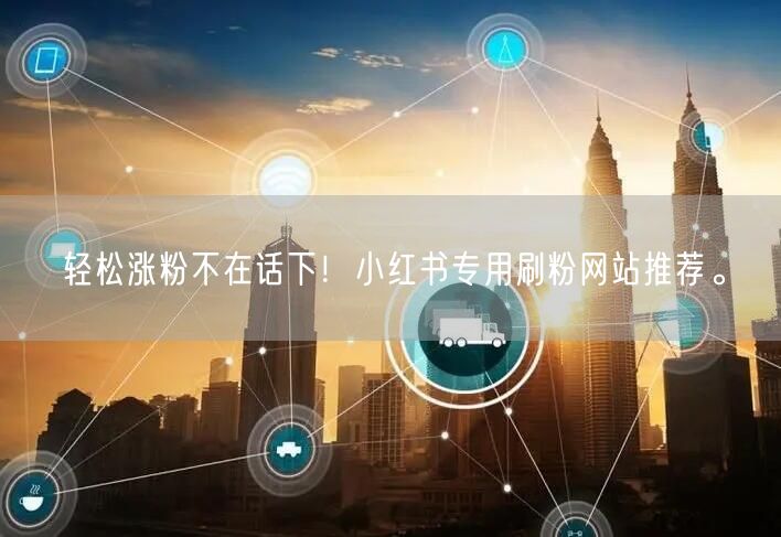 轻松涨粉不在话下！小红书专用刷粉网站推荐。