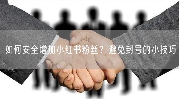 如何安全增加小红书粉丝？避免封号的小技巧
